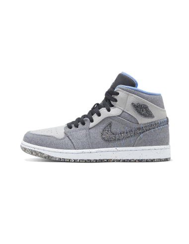 Air Jordan 1 Mid Crater Grey University Blue l'achat 