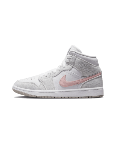 Air Jordan 1 Mid SE Light Iron Ore rembourrage situé sous